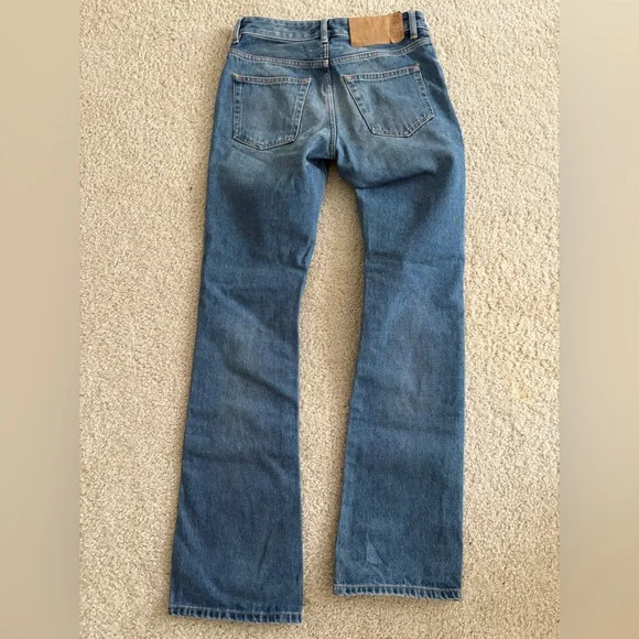 MM6 Maison Martin Margiela Straight-Leg Blue Denim Jeans - Picture 7 of 7